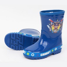 [보그보] 비올때 깔창분리 미끄럼방지 헬로카봇블루 장화 160-210mm K2981 유아장화 간이신발