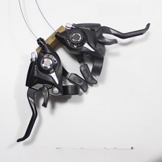 두발자전거손잡이 자전거 변속기 기어 그립 시프트 레버 사이클 속도 제어 핸들 바 시프터 브레이크 라이딩, 1개, 51 21단 1쌍