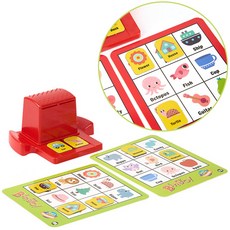 캐스비 빙고 징고 바로읽는 영단어 보드게임 세트, 혼합색상, 1세트