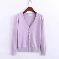 네모엔룩 여성용 팔레트 니트 가디건