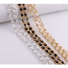 진주 3컬러 8mm) (4mm 가방 6mm 체인 스트랩