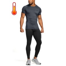 테슬라 언더레이어 기모 라운드 반팔 티셔츠