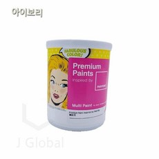 다용도 수성페인트 아이보리 계란광 1L 4종택1 가구용페인트 가구페인트칠, 아이보리14-1210