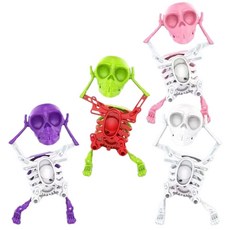 할로윈 춤추는 해골 스켈레톤 (1개) 파티 소품 ujd+40911Ee, 레드그린