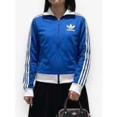 아디다스 베켄바우어 클래식 트랙탑 시그니처블루 여성용 우먼스 아시안핏