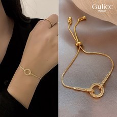 Gulicc 古莉可 滿鑽圓環手鍊 首飾 飾品 手環 手鏈 手繩 韓國 生日 禮物 聖誕 雙11 年終慶
