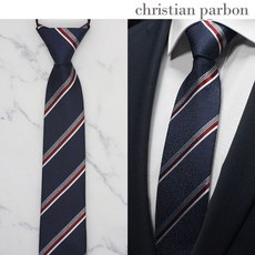 stripes 크리스티안 7cm 4th 자동넥타이 파본 사무직