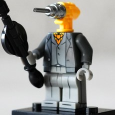 핸드브릭 팩토리 커스텀 미니브릭 피규어 스키비디 토일렛 호환 블록호환, 78. 일렉트릭 드릴맨 1