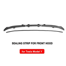 Tesla Model Y 3 2023 용 전면 트렁크 후드 워터 스트립 Frunk 워터 씰 고정 스트립 고무 공기 흡입구 통풍, 01 Model Y