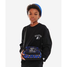 스타터 레오파드 미니백 블루