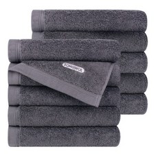 송월타월 컴포트 그라운드 타올 200g 40수 코마사, 그레이, 10개