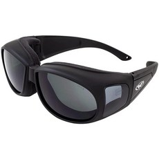 Global Vision Outfitter 패딩 오토바이 핏 오버 안경, 스모크 렌즈