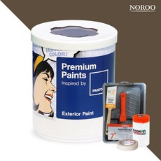 노루페인트 팬톤 저광 외부용 실외페인트 1L 세트, 19-0815 Desert Palm, 1000ml, 1개