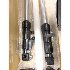台製 JR100 DIO50 12mm 輪芯 改裝避震器 降低前叉, 1個, 全黑色降3cm黑色,台製12mm jr dio 前避震器