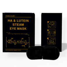 Hwable Sleep 히알루론산 & 루테인 스팀안대 무향, 5박스, 10매입