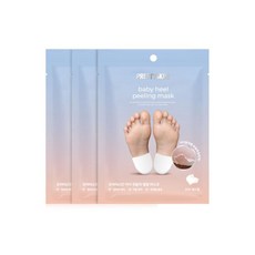 아기뒤꿈치 필링 풋마스크 뒤꿈치 굳은살 발각질제거 발팩 2족입 3개 프리티스킨