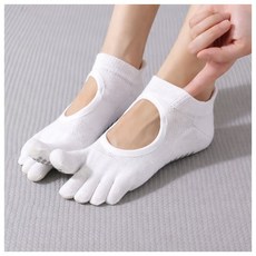 필라테스 토삭스 요가양말 미끄럼방지 통풍 메쉬 논슬립 2켤레 화이트