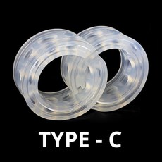 우레탄완충기 자동차 충격흡수 SEAMETAL 2Pcs 버퍼 우레탄 스프링 충격 흡수 장치 범용 A/B/C/D/E/F 버퍼링 쿠션 범핑 감소, [05] Type C