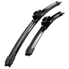 호환 제네시스 G80 (DH/RG3)(16년~25년) EQ900(HI)(15년~18년) G90(HI/RS4)(18년~25년) 자국없는 초발수 저소음 와이퍼, 블랙