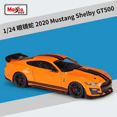 Maisto 1:24 새로운 포드 2020 머스탱 Shelby GT500 합금 자동차 모델 수공예 장식 컬렉션 장난감 도구 선물 다이 캐스팅