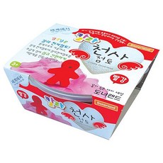 도너랜드 천사점토 20g 30g 70g 140g 210g 350g 800g벌크 3색세트 6색세트, 칼라 천사점토 30g 벌크 빨강, 1개