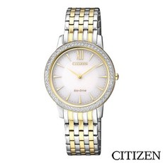 CITIZEN 星辰 LADYS 光動能 耀眼奪目 時尚女錶 EX1484-81A