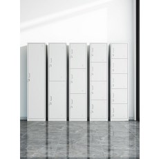 철제 캐비넷 수납장 캐비닛 서류 보관함 사물함 정리함, 1.2mm, 블랙 4도어