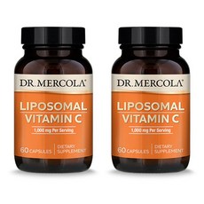DR. MERCOLA 無麩質脂質體維他命C膠囊 1000mg, 60顆, 2罐