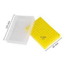 0.2ml 원심 분리기 튜브 학교 실험실 장비에 대 한 플라스틱 96 소켓 원심 분리기 테스트 튜브 랙 1 Pc
