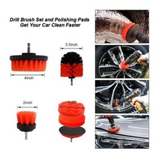 세차 브러쉬 드릴 전동 연마기 타이어 청 카펫 표면 스크러버 키트 욕실 전기 브러시 샤워, 1개, B. 카키색 옷감