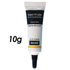 실리콘 배관공 그리스 식품 등급 위생 윤활유 배관공 그리스 튜브 실리콘 그리스 10g, 01 White, 01 China