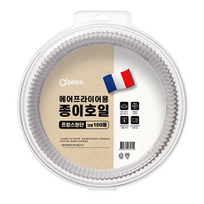 오프라이스 에어프라이어 종이 호일(23cm) 100매, 1개