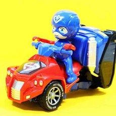 작동완구 아동전동 캐릭터변신오토바이 전동오토바이