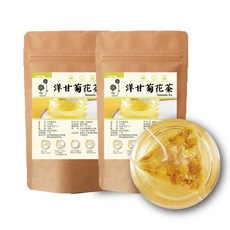 鼎草茶舖 洋甘菊花茶 德國洋甘菊 養顏美容 下午茶首選 花草茶 茶包, 2g, 2套, 10個裝