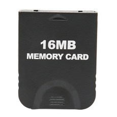 메모리 게임 게임큐브 앤 액세서리용 데이터 카드(64MB(1019블록) 고속 플러그 플레이, [02] 16MB
