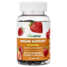 아이허브 Elderberry 비타민C Zinc 베리 구미젤리 60개, LFB73061, 1개, 60회분