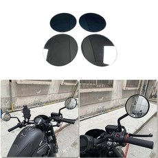 레블500 레블1100 광각미러 순정 원형 사이드미러 전용, 블루렌즈