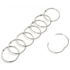 카드링 카드고리 오링 열쇠고리 키홀더, 50개, 내경20mm