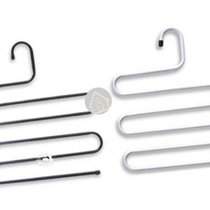 단비가 논슬립 바지걸이 바지옷걸이, 블랙