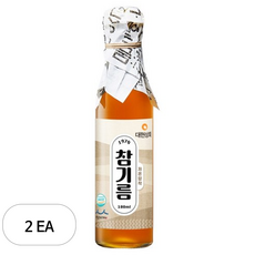 50년전통대현상회 저온압착 참기름 2병 선물세트 180ml, 2개