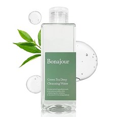 BONAJOUR] Vegan Green Tea Deep Cleansing Water and Natural Makeup Removing Tonic Remover Solutio, 1개
