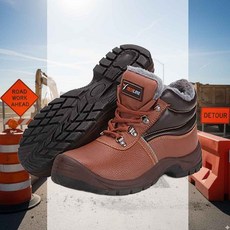 방한 안전화 6인치 등산화 세이프티안전화 안전단화 편한안전화 발편한작업화, 285mm