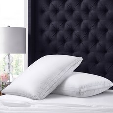 SORMAG 솔매그 딥수면 빨아쓰는 마이크로 화이바 입체 엠보 베개 2p, 화이트×40×60cm×2개