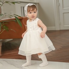 LITTLE TINI 玫瑰色連衣裙