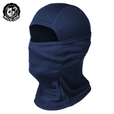 MusionTactical Balaclava 풀 페이스 마스크 Quick-dryHiking 사이클링 캠핑 사냥 AirsoftHood 캡 자전거, 09 Navy