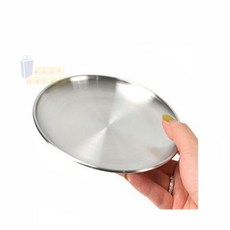 onul market 스텐 접시 원형 플레이트 캠핑 그릇 13cm 캠핑식기