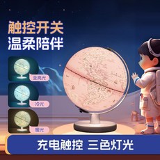지구본 조명 무드등 라이트 어린이 선물 과학 실험 장난감, 1. 핑크 공주 지구본 (AR AI 야간조명)