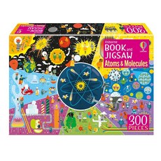 Usborne 書本拼圖：原子與分子 (300片拼圖+1本知識小百科) Rosie Dickins, 詳見詳細資訊