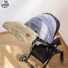 토몽 유모차 손장갑 핸드머프 일체형 장갑형 방한 보온 방수 털안감 겨울 유모차 유아차 악세사리, 1개, 일체형 브라운