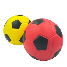 【GO 2 運動】6吋發泡安全足球，台灣製造，玩具檢驗合格，安全無毒，可挑色, 1個, 紅色